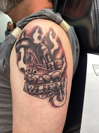 Explore 4 inch tattoo ideas, creative tattoo ideas in Meridian, available at spACEys Rock N Roll Tattoo