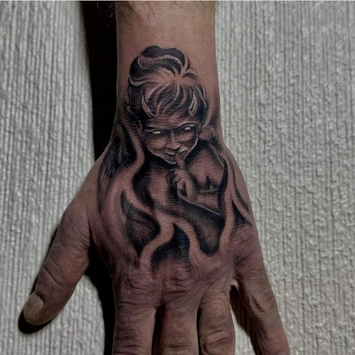 Explore shoulder sleeve tattoo ideas, creative tattoo ideas in Abington, available at Ink Boss Tattoo & Piercing Studio