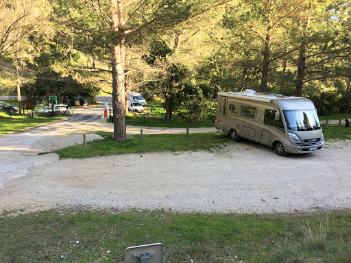 Motorhome camping area, Cuges les Pins NB only motorhomes allowed