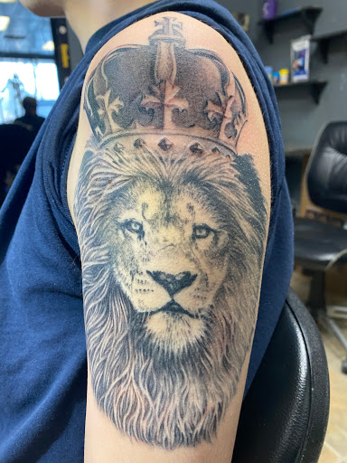 Explore tattoo ideas for initials, creative tattoo ideas in Wilmington, available at Wildcard Studios
