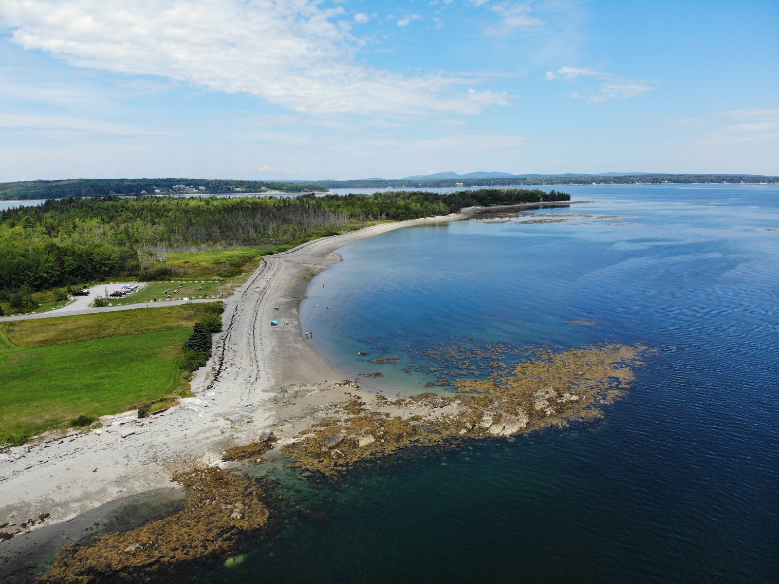 Foto van Lamoine beach met ruim strand