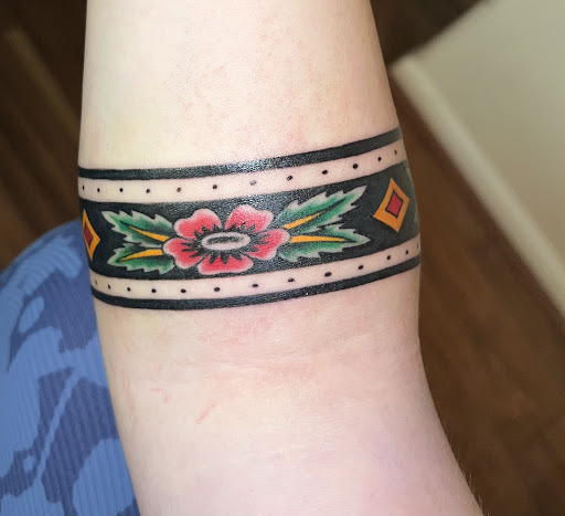 Explore forehead tattoo ideas, creative tattoo ideas in Fairfax, available at Dixer