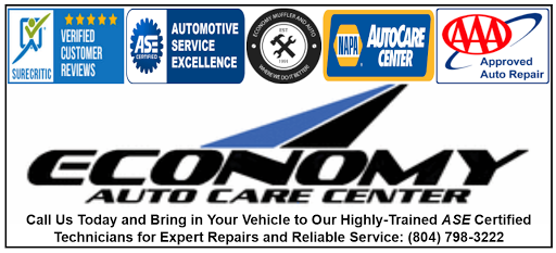 Muffler Shop «Economy Muffler & Auto Care Center», reviews and photos, 11263 Air Park Rd, Ashland, VA 23005, USA