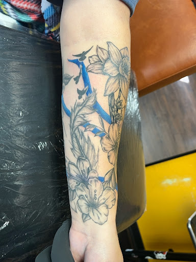 Explore hustler tattoo ideas, creative tattoo ideas in Green Cove Springs, available at Under Your Skin Tattoos