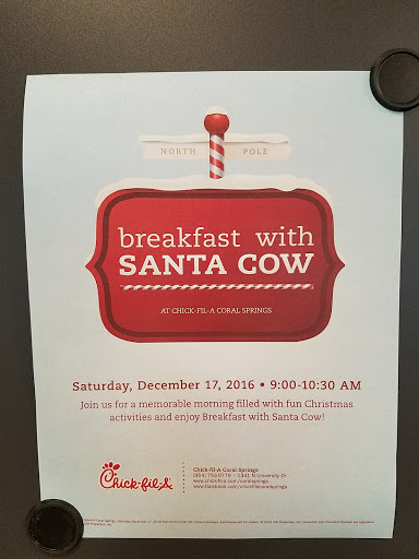 Fast Food Restaurant «Chick-fil-A», reviews and photos, 1341 N University Dr, Coral Springs, FL 33071, USA