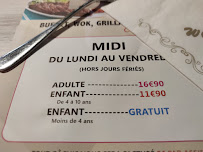 Restaurant asiatique Wok 86 à Troyes (le menu)