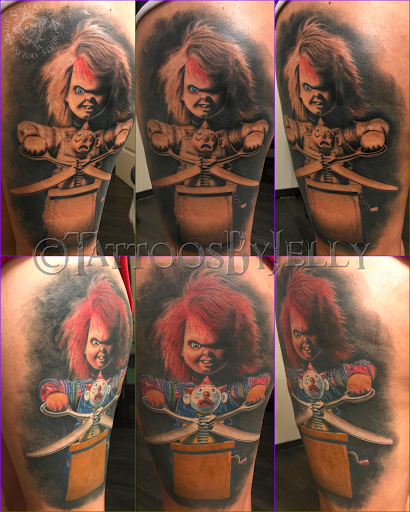 Explore lowrider tattoo ideas, creative tattoo ideas in San Angelo, available at Jellys Surly Skull, LLC