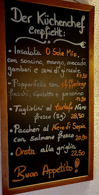 Carte du Trattoria O' Sole Mio à Schliersee