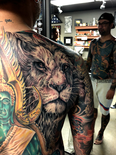 Explore live love laugh tattoo ideas, creative tattoo ideas in Hesperia, available at Dinamik Tattoo