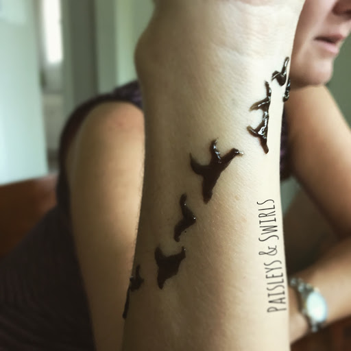 Explore punjabi tattoo ideas, creative tattoo ideas in Houston, available at Paisleys and Swirls - Henna Artist in Houston