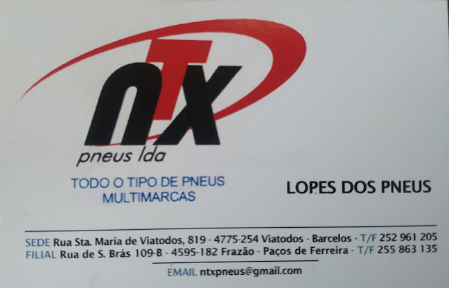 Ntx- Lopes Dos Pneus - Paços de Ferreira