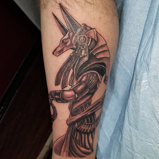 Explore redfish tattoo ideas, creative tattoo ideas in Houston, available at Sintown Tattoo Studio