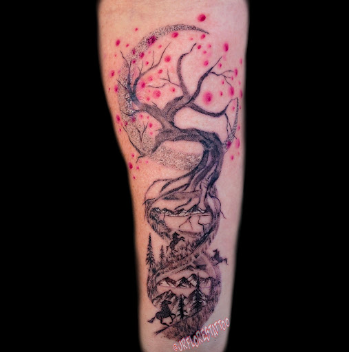 Explore sweeney todd tattoo ideas, creative tattoo ideas in Caldwell, available at Blue Ring Studio Tattoo & Piercing