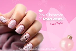 Rosa Pastel Nails image