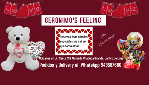 Geronimo's Feeling Peluches y Regalos