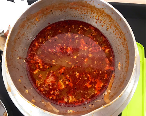 長壽石鍋拌飯、泡菜鍋 的照片
