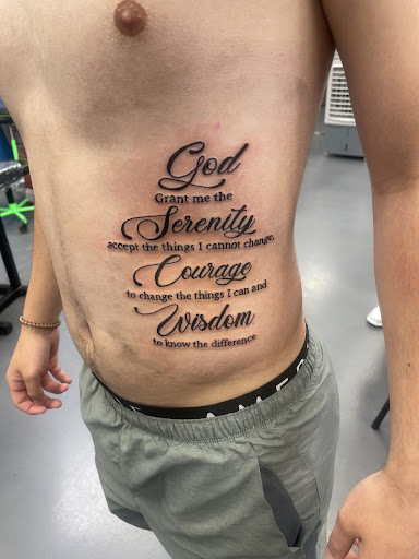 Explore fox racing tattoo ideas, creative tattoo ideas in Meridian, available at Creative Pain Tattoo Studio