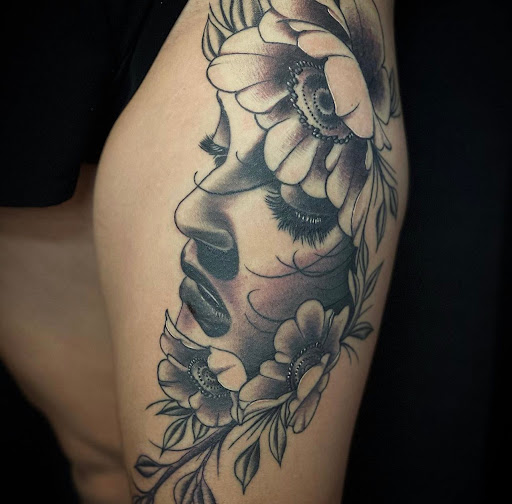 Explore lover tattoo ideas, creative tattoo ideas in Sacramento, available at 13 MAG TATTOO