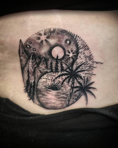 Explore liam tattoo ideas, creative tattoo ideas in Palm Harbor, available at Angry Owl Tattoo and Piercing