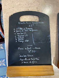 Menu / carte de La Camargue à Arles