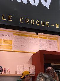 Menu / carte de Croq' Michel - Paris Gare de Lyon à Paris