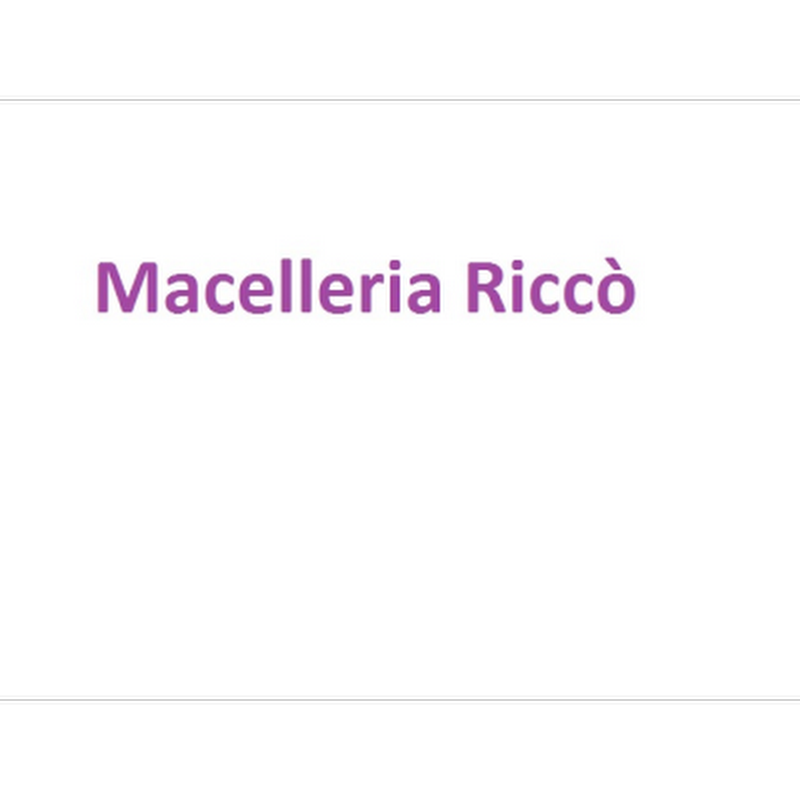 Macelleria Riccò