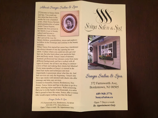 Beauty Salon «Sonya Salon & Spa», reviews and photos, 372 Farnsworth Ave, Bordentown, NJ 08505, USA