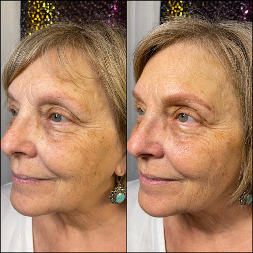 Explore tattoo ideas for mens thigh, creative tattoo ideas in Peoria Heights, available at BeautiFULL Brows By Jen Microblading - Permanent Makeup Wild Honey Beauty Studio