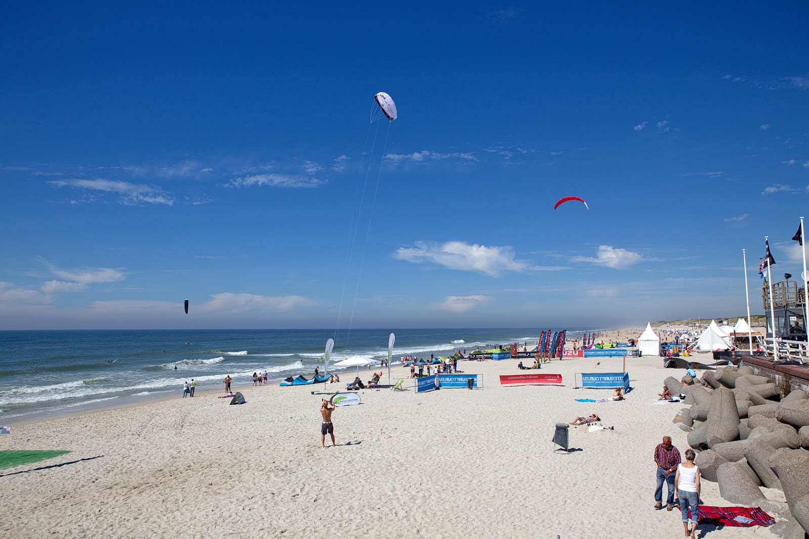 Zdjęcie Westerland Beach z proste i długie