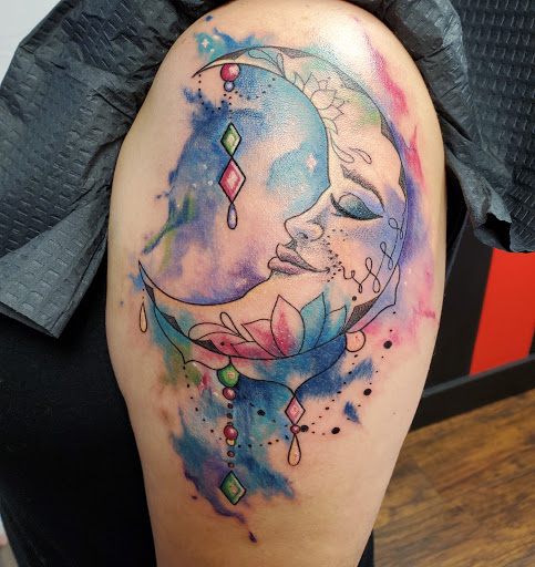 Explore wolf pack tattoo ideas, creative tattoo ideas in Stayton, available at Sink-Ink