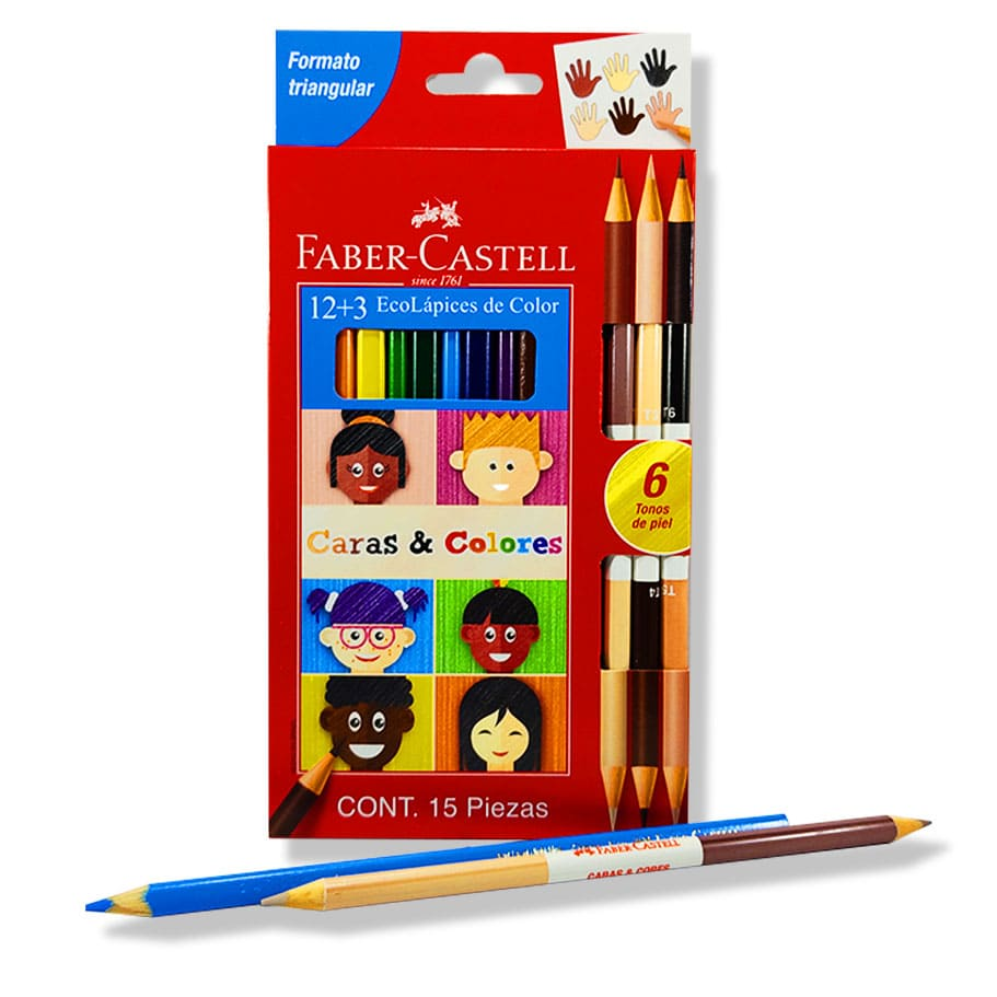 Colores Faber Castell 12+3