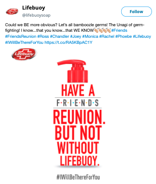 Twitter Ad from Lifebuoy