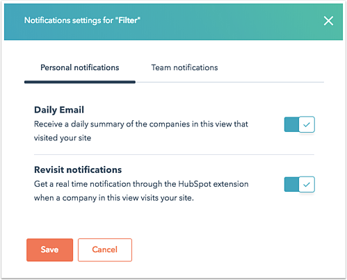 real time lead notifications in hubspot