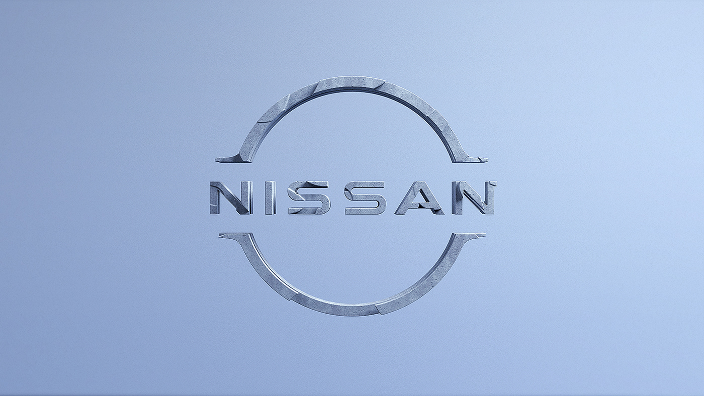 3d design 3d motion 3d textures animation  branding  CGI design logo motion design Nissan