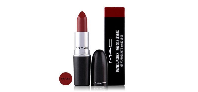 Mac Matte Lipstick 3g #602 Chili ประเมิณความพึงพอใจเกี่ยวกับผลิตภัณฑ์ |  Konvy