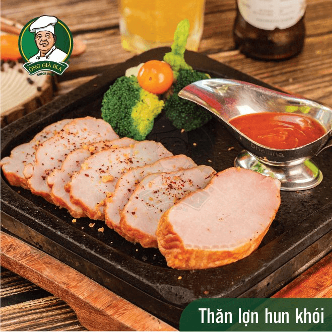Thịt thăn lợn hun khói IKA mềm ẩm, vị ngọt tự nhiên