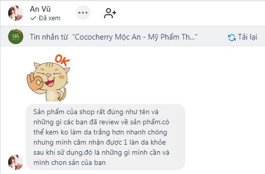 Feedback của bạn An Vũ