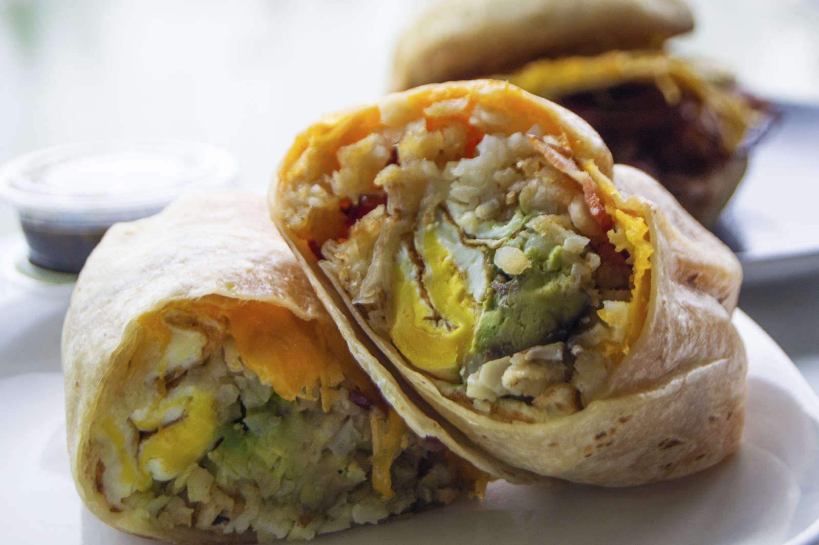 The Rooster's Rico Suave burrito is a beloved LA breakfast burrito.