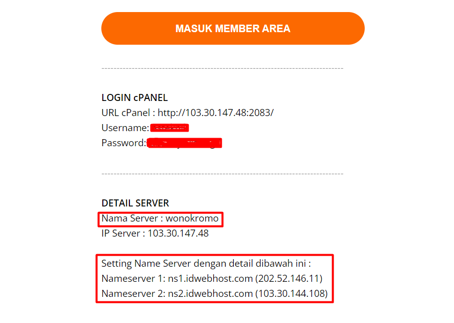 Cara Melihat Nama Server di cPanel