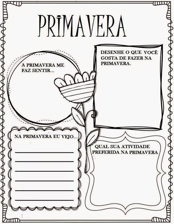 50 Atividades sobre a Primavera para Imprimir - Educação Infantil e Ensino Fundamental - Online Cursos Gratuitos