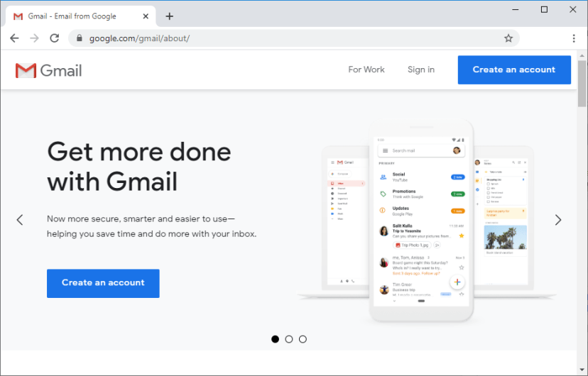 Gmail Tạo tài khoản mới