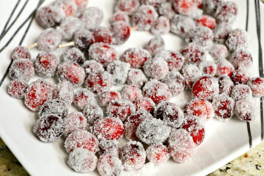 Sugared cranberries recipe