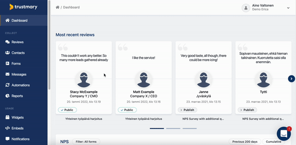 eNPS survey journey - Getting started on 10xPeople - Awards