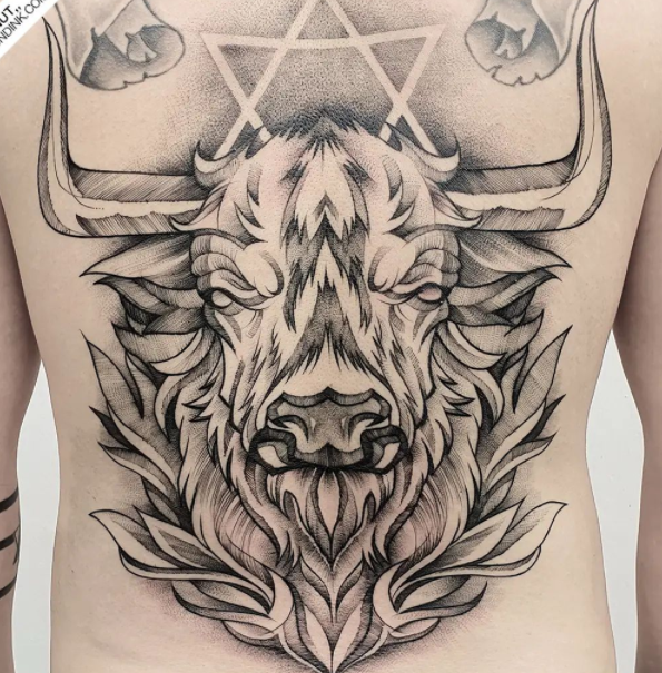 Bull tattoo