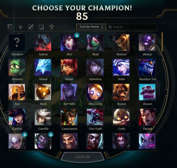 List of Late Game Champions (Each Role) 