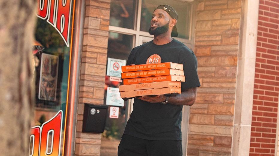 LeBron James loans star power to Blaze Pizza, which hopes to grow with  third-party delivery | Fox Business