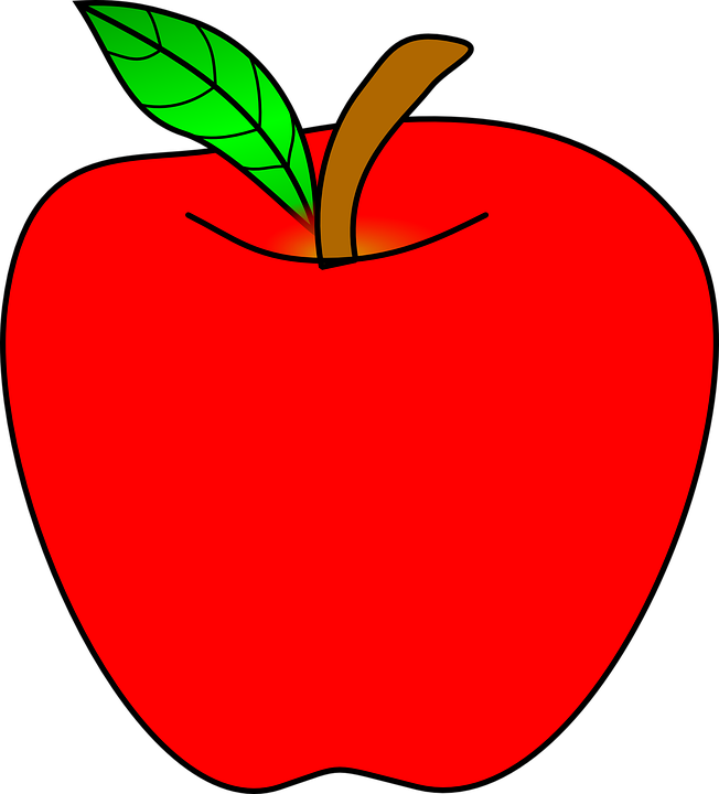 apple ripe red healthy food ...