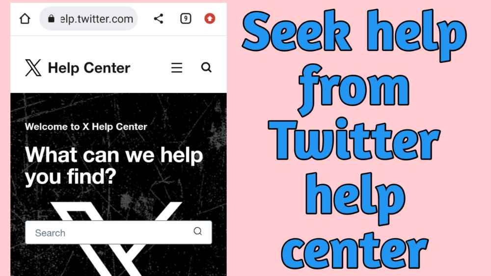 Seek Help From Twitter Help Center