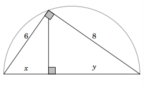 bài tập các hệ thức lượng trong tam giác vuông tìm x y