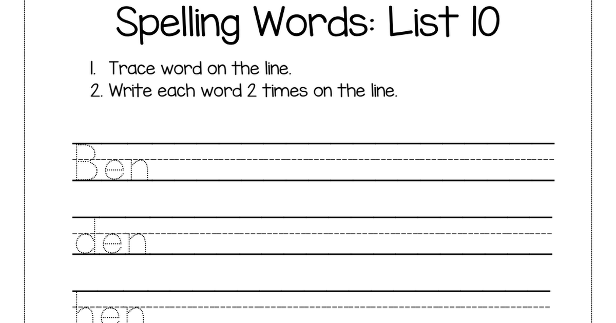 Spelling List 10 -en words.pdf